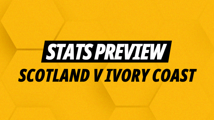 Image for Scotland v Ivory Coast three stats and three bets